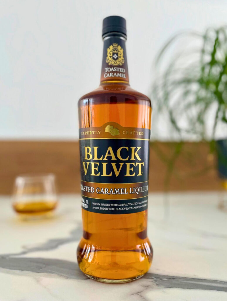 black velvet toasted caramel whiskey​